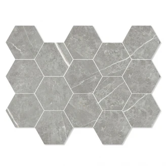Marmor Mosaik Klinker Prestige Grå Polerad 33x23 cm